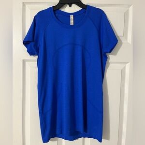 Cerulean Blue Lululemon Swiftly Tech 2.0 Short Sleeve Shirt